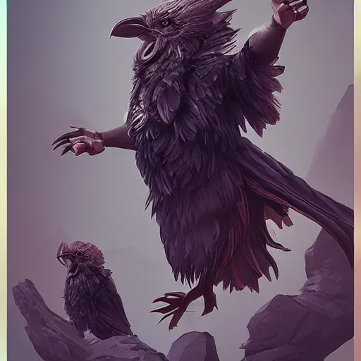 Image similar to the god of birds, artstation