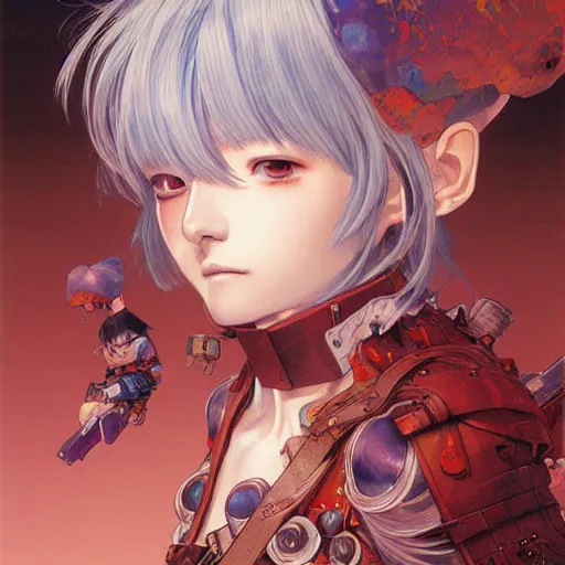 Image similar to prompt : ragnarok online portrait soft light painted by james jean and katsuhiro otomo and erik jones, inspired by akira anime, smooth face feature, intricate oil painting, high detail illustration, sharp high detail, manga and anime 1 9 9 9