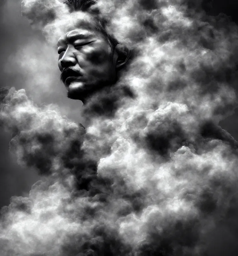 Image similar to third prince myth clouds, smoke by chen uen yoji shinkawa 8 k photoreal rich detail photography