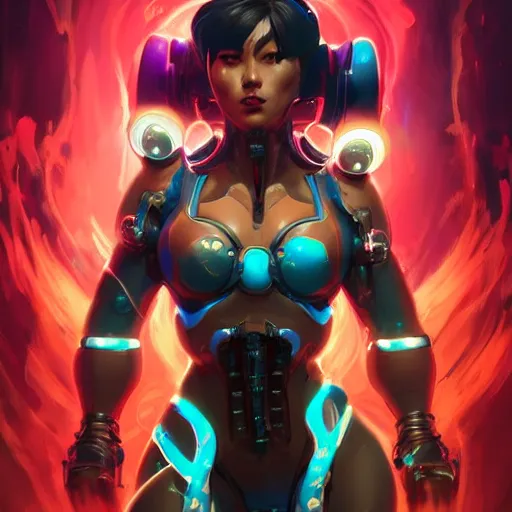 Image similar to a portrait of a beautiful cybernetic chun li, cyberpunk concept art by pete mohrbacher and wlop and artgerm and josan gonzales, digital art, highly detailed, intricate, sci-fi, sharp focus, Trending on Artstation HQ, deviantart, unreal engine 5, 4K UHD image