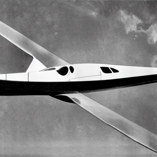 Image similar to a plane designed by Tesla, promotional photo