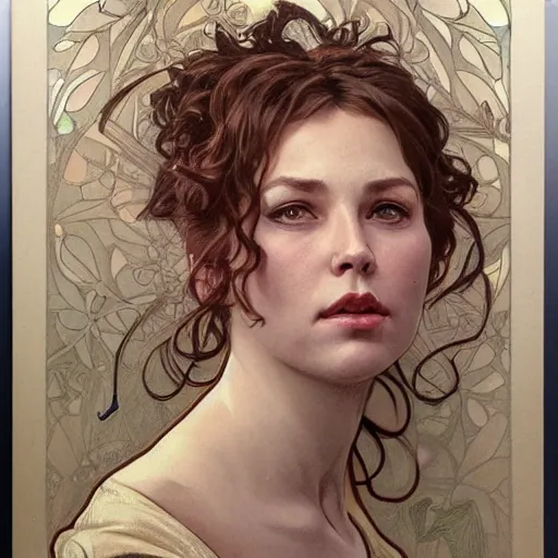 Image similar to amazing lifelike award winning pencil illustration of Pam ferris trending on art station artgerm Greg rutkowski alphonse mucha cinematic