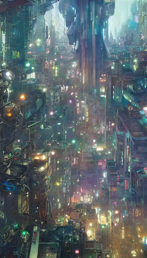 Image similar to hyper realistic cyberpunk city, marihuana, cannabis, made up of plants painted by valerie hammond, tom bagshaw, mucha, gaston bussiere, craig mullins, j. c. leyendecker 8 k