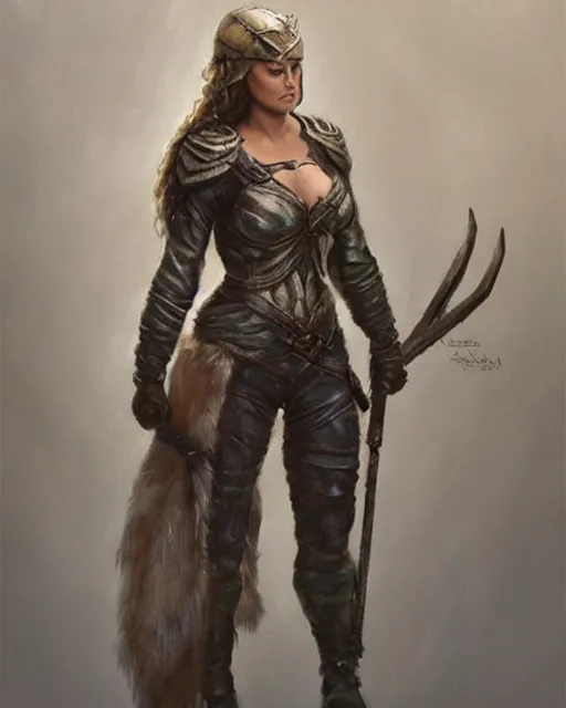 Prompt: realistic full body painting of valkyrie, winter, epic, artstation, concept art, steve huston style newell convers wyeth,