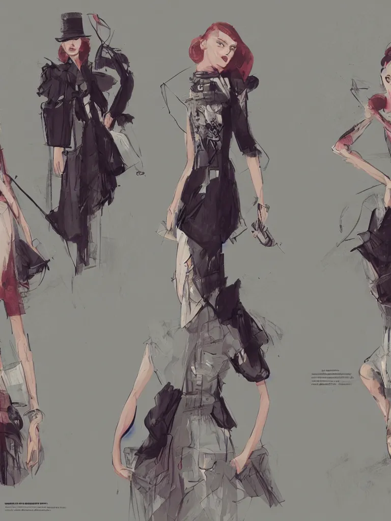 Image similar to fashion editorial by disney concept artists, blunt borders, rule of thirds