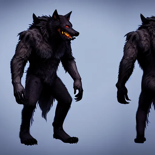 Image similar to cute werewolf from van helsing unreal engine hyperreallistic render 8k character concept art masterpiece closed mouth