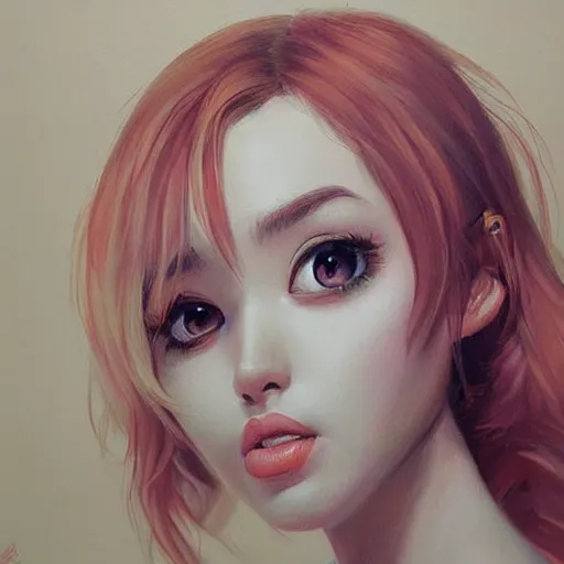 Image similar to a beautiful painting representative of the art style of artgerm