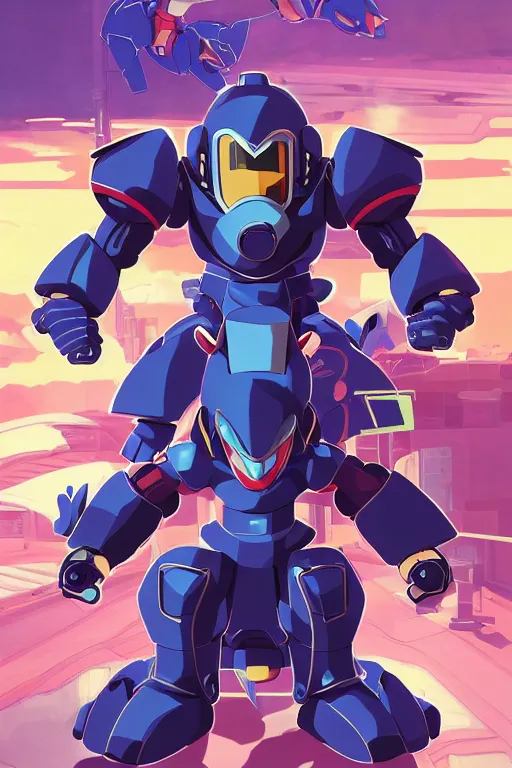 Image similar to robot ninja mask helmet megaman x zero rockman 2 0 2 2 switch game boss legacy collection fanart artsation, art gta 5 comics, behance hd by jesper ejsing, by rhads, makoto shinkai and lois van baarle, ilya kuvshinov, rossdraws global illumination ray tracing