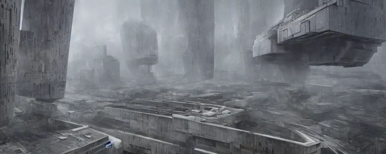 Image similar to big height brutalist imperial military base, drawing architecture, ultra very long shot, top angle, imperial architecture in rogue one, pritzker architecture prize, brutalism architecture, jan urschel, greig fraser