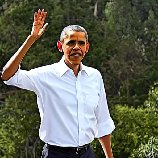 Image similar to white barack obama,