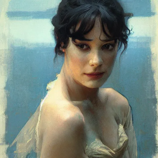 Prompt: pride and prejudice, intricate, elegant, highly detailed, greg manchess, mucha, liepke, ruan jia, jeffrey catherine jones, ridley scott