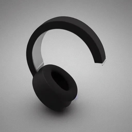 Image similar to product still of headphone stand, futuristic, techno, cyberpunk, product design, 3 d render, concept, fun, swag