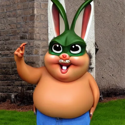 Image similar to the real life Fat big Bugs Bunny