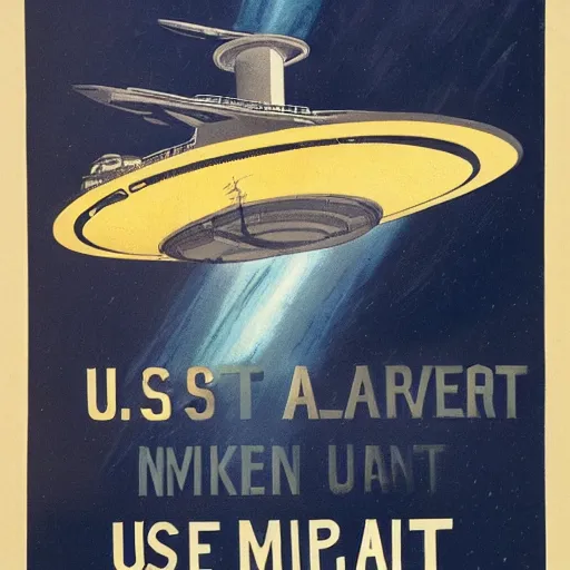 Image similar to color lithograph of uss enterprise by adolphe millot