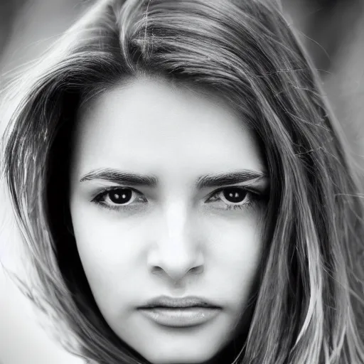 Image similar to face portrait of a woman, High quality photography