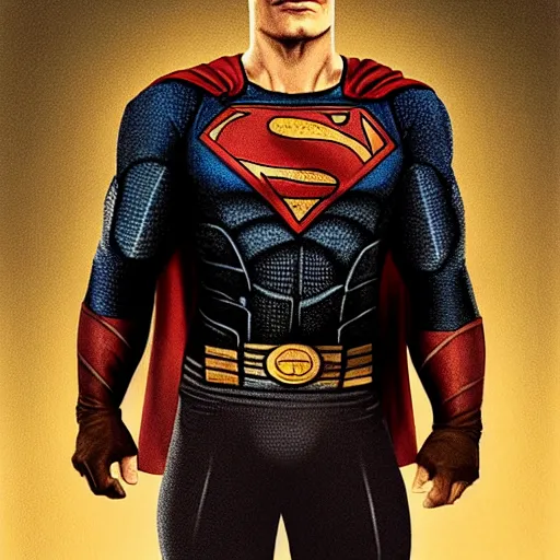 Image similar to portrait of henry cavil dressed as homelander,