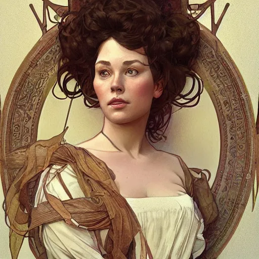 Prompt: amazing lifelike award winning pencil illustration of Pam ferris trending on art station artgerm Greg rutkowski alphonse mucha cinematic