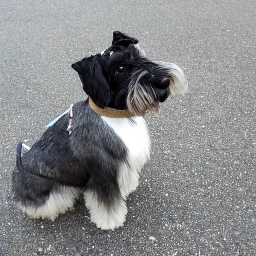 Prompt: A Samurai Schnauzer