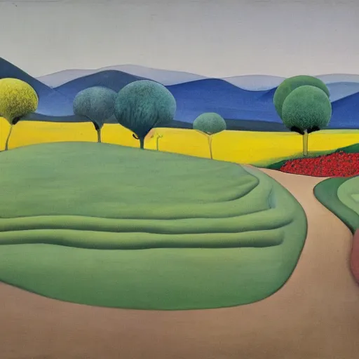 Image similar to A Landscape by Bhupen Khakhar