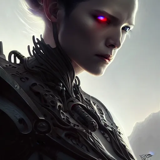 Image similar to Death is swallowed up in victory, artwork by artgerm, scifi, D&D, fantasy, intricately detailed, elegant, digital painting, smooth, sharp focus, art by greg rutkowski and Eric Wallis