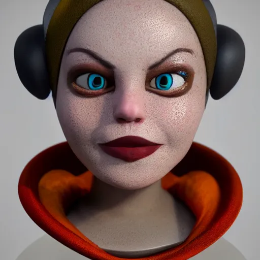 Image similar to Mae Borowski 3d octane render, 8k, unreal engine