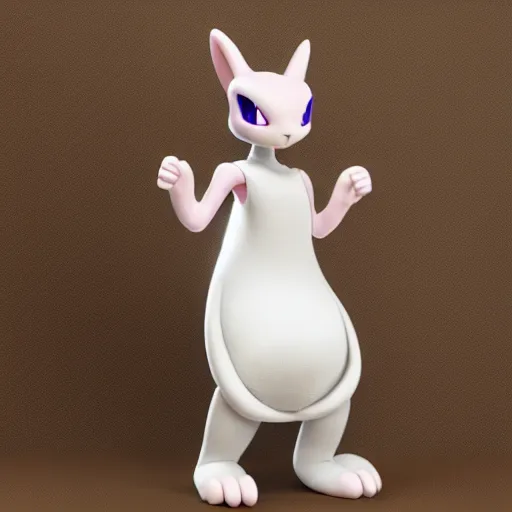 Prompt: Mewtwo wearing a bodice