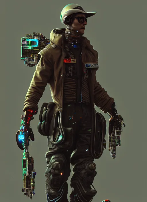 Image similar to cyberpunk cowboy hitech tank driver, au naturel, hyper detailed, digital art, trending in artstation, cinematic lighting, studio quality, smooth render, unreal engine 5 rendered, octane render, art style by klimt and nixeu and ian sprigger and wlop and krenz cushart