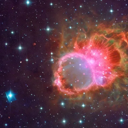 Image similar to nebula surrounding a supernova