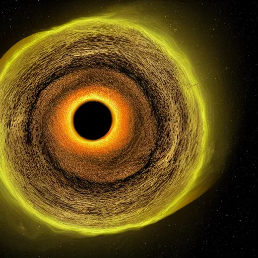 Image similar to what's inside a black hole