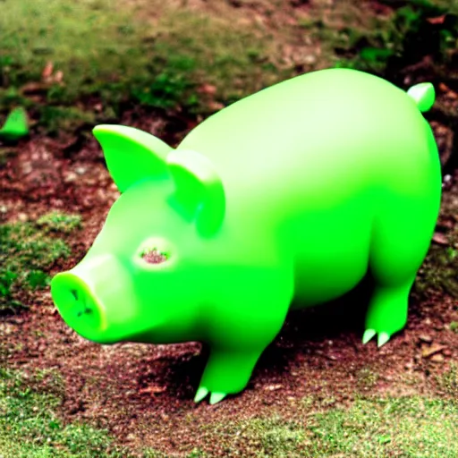 Image similar to green pig