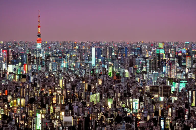 Image similar to tokyo in distant future photo