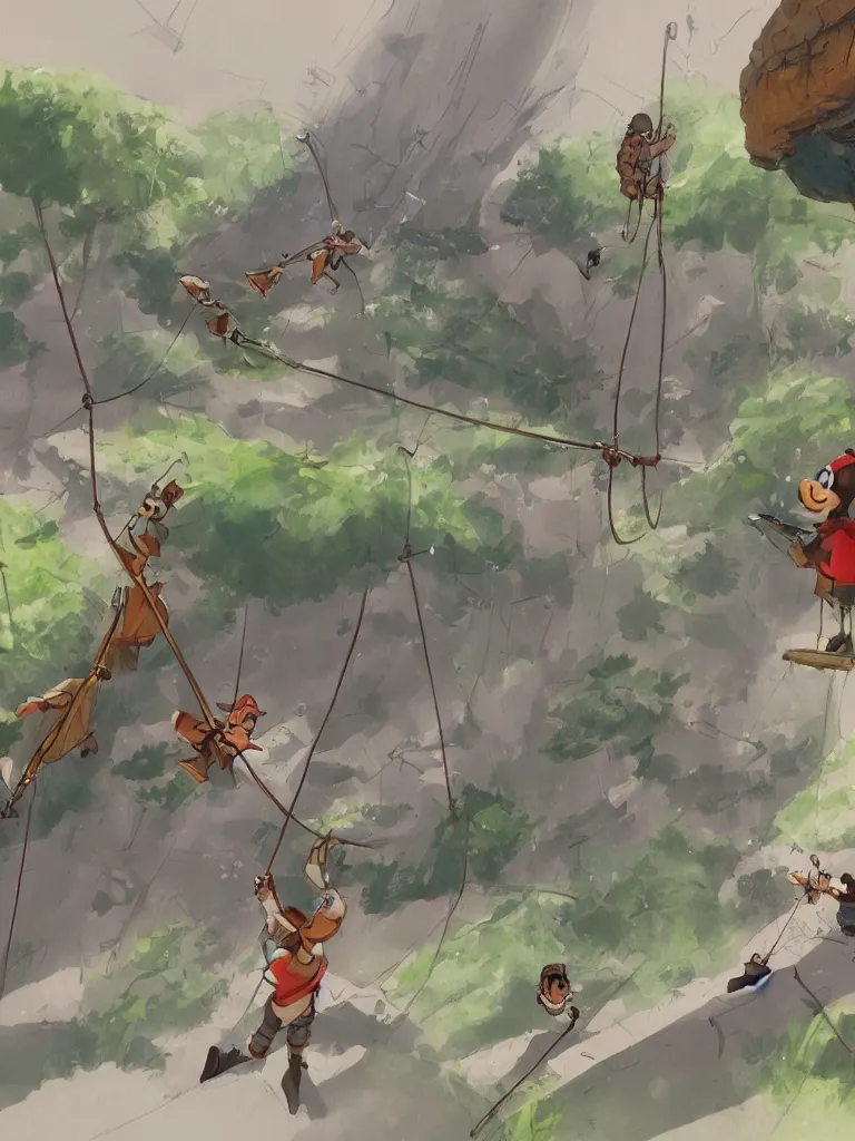 Image similar to swings by disney concept artists, blunt borders, rule of thirds