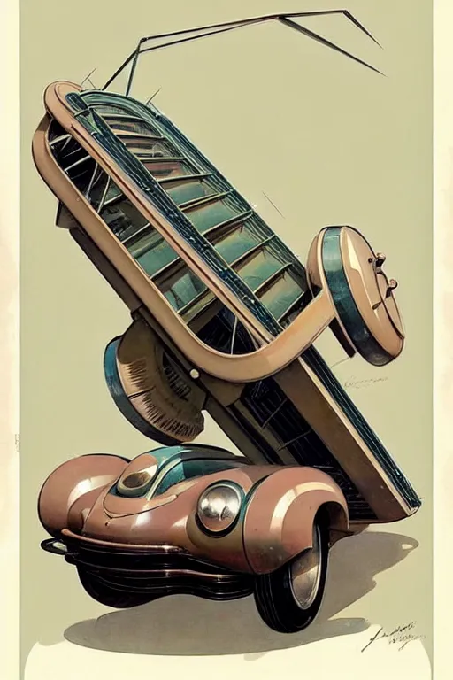 Prompt: ( ( ( ( ( 1 9 5 0 s retro future art deco track loader design. muted colors. ) ) ) ) ) by jean - baptiste monge!!!!!!!!!!!!!!!!!!!!!!!!!!!!!!