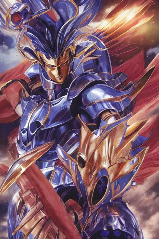 Image similar to 2 0 2 2 knights of the zodiac saint seiya battle for sanctuary hero suit armor comics mask minimalist verytoon nautiljon animes toei animation namco bandai, art by artgerm and greg rutkowski and magali villeneuve