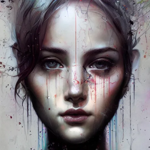 Prompt: Lofi portrait by Stanley Artgerm and Carne Griffiths and Tom Bagshaw