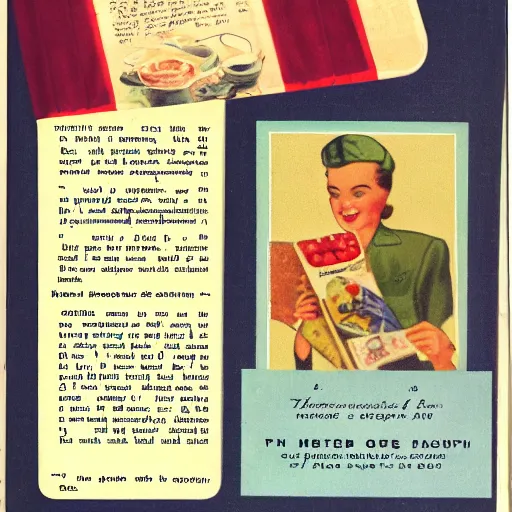 Image similar to 1940s recipe book cover with recipes for matzah