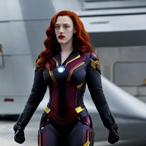 Image similar to a still of kat dennings as black widow in iron man 2 ( 2 0 1 0 )