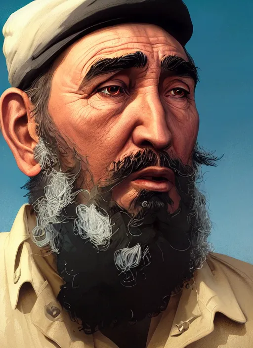 Prompt: highly detailed portrait fidel castro in gta v, stephen bliss, unreal engine, fantasy art by greg rutkowski, loish, rhads, ferdinand knab, makoto shinkai and lois van baarle, ilya kuvshinov, rossdraws, tom bagshaw, global illumination, radiant light, detailed and intricate environment