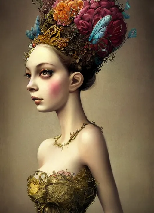 Prompt: beautiful portrait painting of a princess art style by Ray Caesar and Benjamin Lacombe, trending on Artstation, 8k, asymmetrical, Organic Painting, Matte Painting, geometric shapes, hard edges, masterpiece, face enhance, graffiti painting, fine detail, full of color, intricate detail, golden ratio illustration