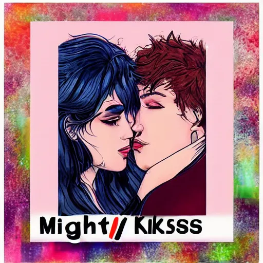 Prompt: might night kiss