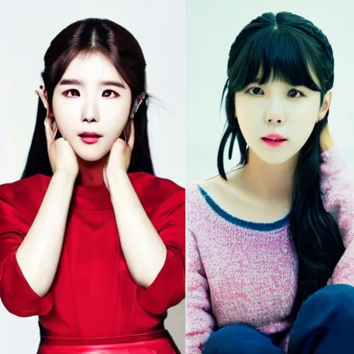 Image similar to korean singer iu