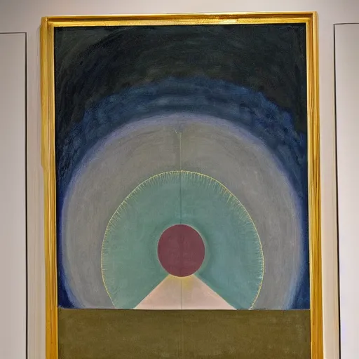 Image similar to A Landscape by Hilma af Klint