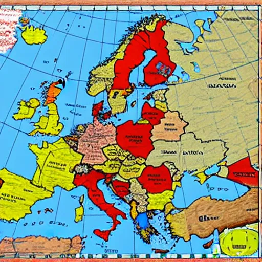 Image similar to map of all the countries in europe