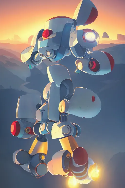 Image similar to metabots medabots medarotto medarot robot minimalist comics, behance hd by jesper ejsing, by rhads, makoto shinkai and lois van baarle, ilya kuvshinov, rossdraws global illumination ray tracing hdr radiating a glowing aura