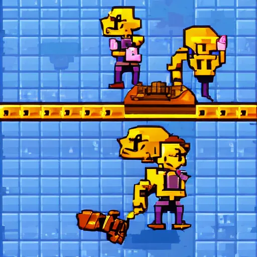 Image similar to gungeon beholster sprite