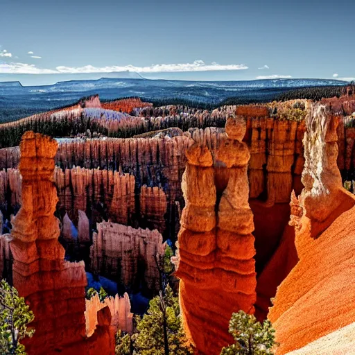 Prompt: thors hammer in bryce canyon national park by whit richardson