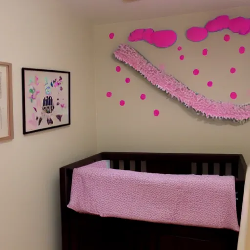 Image similar to kawaii baby room