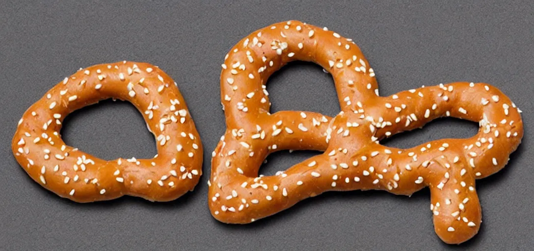 Image similar to A pretzel shaped car