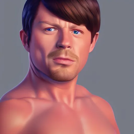 Prompt: brian, from family guy, hyperrealism, octane render, 8 k, high resolution, art by artgerm