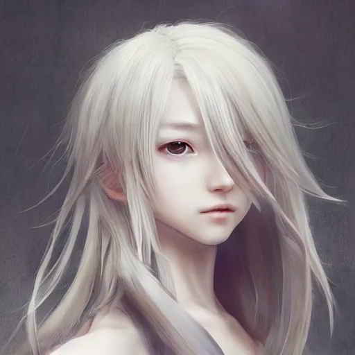 Prompt: artstation style by Ruan Jia and Fenghua Zhong = high detail : ( subject =semirealistic anime style, highly detailed beautiful gorgeous cute innocent young gentle 🧝‍♀️👸 in final fantasy style +(anatomically correct facial features + (highly detailed = silky blonde hair)+((highly detailed and anatomically correct (realistic and highly detailed + anatomically correct and accurately shaped stunning blue=👁️👁️),highly detailed and anatomically correct👃🏼,highly detailed and anatomically correct👄))))